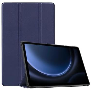 Imagem de Capa Smart Para Galaxy Tab S9 FE (Tela 10.9") - C7 COMPANY (Azul)