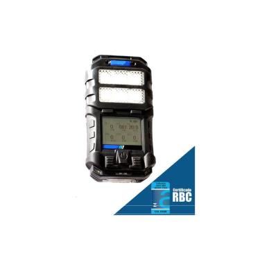 Imagem de Detector 6 Gases Detecção Oxigênio Monóxido Carbono Sulfeto Hidrogênio Dióxido Amônia Dg-550 Portátil Certificado Rbc