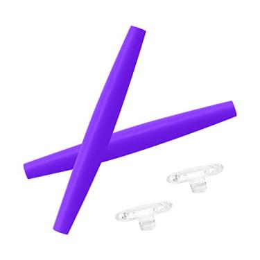 Imagem de Boldbright Kits de borracha de substituição para óculos de sol Oakley Crosshair S - Roxo