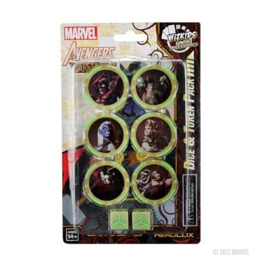 Imagem de WizKids Marvel HeroClix: Pacote de dados e fichas da Guerra dos Vingadores