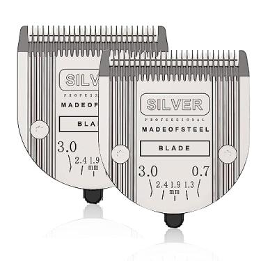 Imagem de Sodaer 2 peças Professional Animal 5 em 1 lâmina ajustável compatível com WAHL Arco, Bravura, Chromado, Creativa, Figura Dog Clippers para cuidados de cães - Prata