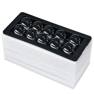 Imagem de Bandeja transparente para cubos de gelo Sphere – Molde de silicone para fazer bolas de gelo, gelo redondo transparente para uísque e coquetéis