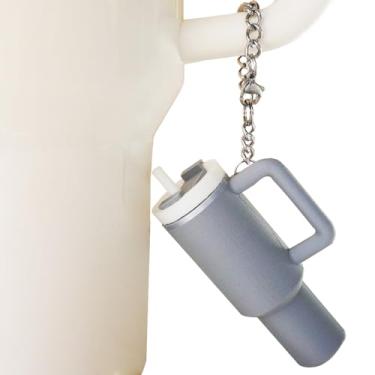 Imagem de Dreamfocus Chaveiro mini copo para copo Stanley de 1,134 g, Cinza