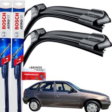 Imagem de Par Palheta Limpador Parabrisa Dianteiro Silicone Bosch Paleta Pointer 1993 á → 1996