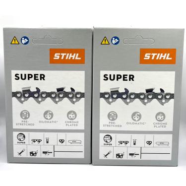 Imagem de Stihl 26RS 81 elos de transmissão .325 passo .063 calibre (2 pacotes) Corrente de super motosserra rápida
