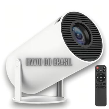 Imagem de Mini Projetor Portatil Wifi 5g Bluetooth Android 4K 1080 Full HD Smart Tv HY300