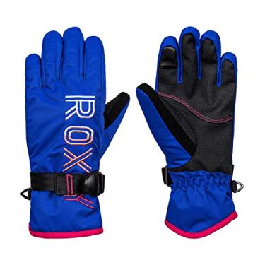 Imagem de Roxy Luvas de neve Freshfield para meninas (crianças grandes), Mazarine Blue, 8 Big Kids