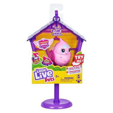 Imagem de Little Live Pets Pássaro Rosa Na Casinha - Fun Divirta-se