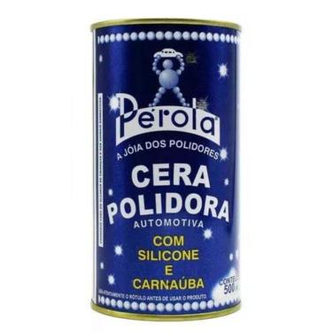 Imagem de Cera Polidora Automotiva Com Silicone Carnaúba Pérola 500ml