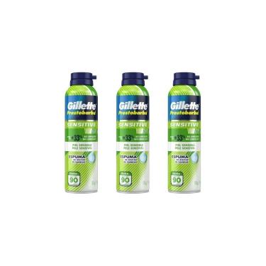 Imagem de Espuma De Barbear Gillette Prestobarba 150G Sensivel-Kit 3Un