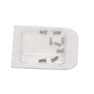 Imagem de 8 peças de parafusos minúsculos relógio tampa traseira parafusos reparo relógio micro peças para balão, homens 1,0 * 1,4 * 3,2 mm