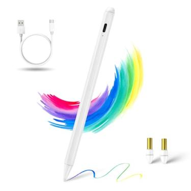 Imagem de iPad Lápis A8 de 10ª geração para iPad Apple Pencil, caneta Palm Rejection Tilt de carregamento rápido para iPad 10/9/8 gerações, iPad Mini 6ª geração, iPad Air 5ª/4ª geração, iPad Pro 11/12.9