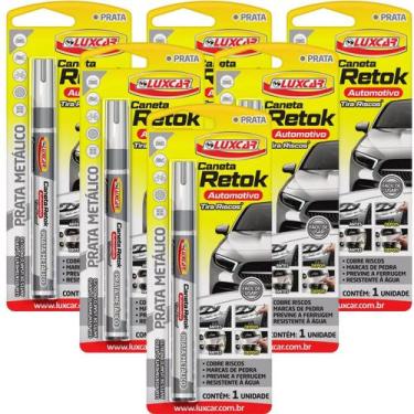 Imagem de Kit 6 Caneta Tira Riscos Da Tintura Do Seu Veiculo Atacado - Luxcar, P