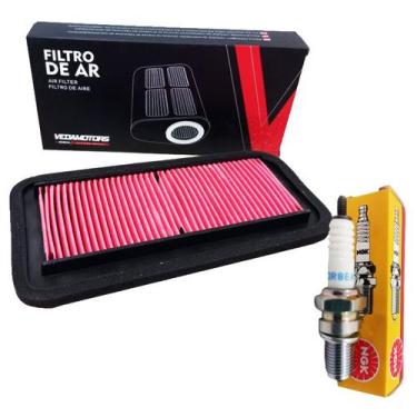 Imagem de Vela Ngk E Filtro De Ar Fazer 250 2018 2019 2020 2021 2022 2023 - VEDA
