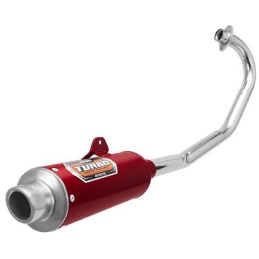Imagem de Escapamento Pro Tork Mini Turbo Moto Honda Titan E Fan 150 2009 Esd Cu