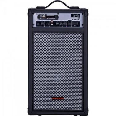 Imagem de Caixa Multiuso 100W Bluetooth/USB/SD/FM IRON 600 Preta HAYONIK