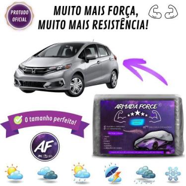Imagem de Capa De Cobrir Honda Fit Sem Forro Impermeável Armada Force - Armada F