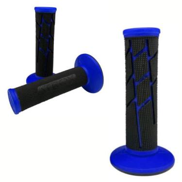 Imagem de Manopla para Moto - Esportiva - Modelo Off Road (Azul) - Loja Duas Rod