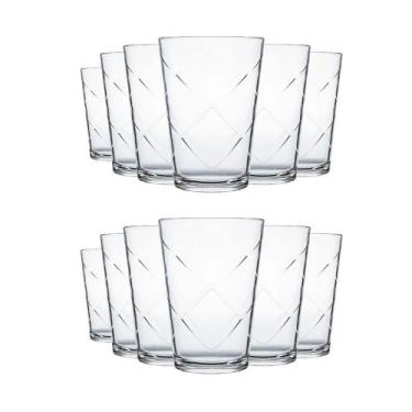 Imagem de Jogo de Copos 12 Unidades Maracatu 265ml Ideal Para o Cotidiano Água e