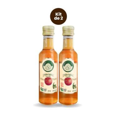 Imagem de KIT 2 -  Vinagre De Maça Orgânico 6% 250ml - São Francisco