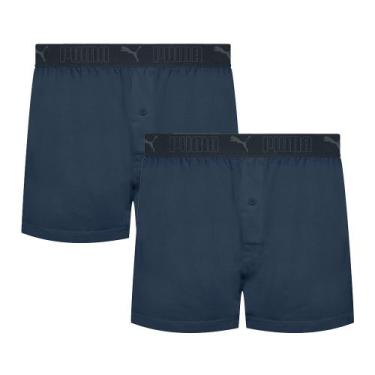 Imagem de Kit 2 Cuecas Samba Canção Masculina Adulto Com Cós Elástico E Abertura