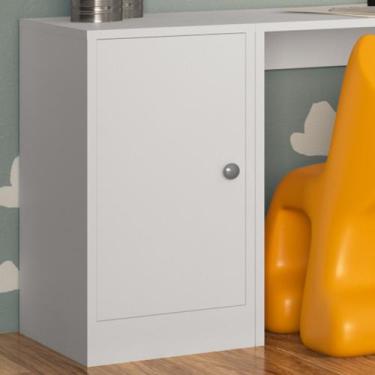 Imagem de Armário Multiuso 1 Porta Branco KD1595 - Quiditá - Quiditá Móveis