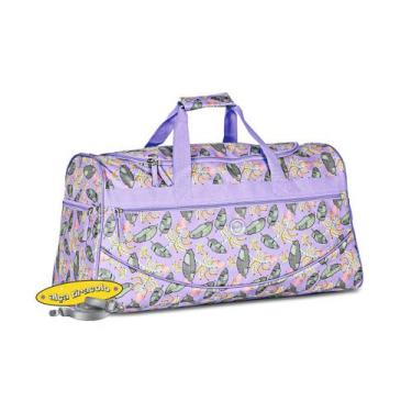 Imagem de Mala bolsa viagem bagagem treino academia passeios casual - Clio, Lilá
