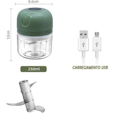 Imagem de Triturador Elétrico de Frutas Legumes 250ML - Teruma