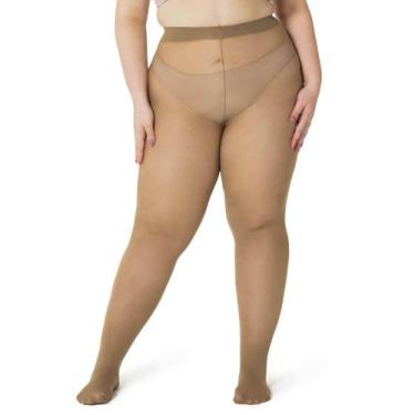 Imagem de Meia Calça Opaca Plus Size Trifil W06100 Fio 80, Natural, ES
