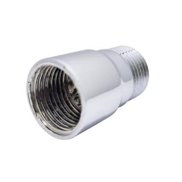 Imagem de Extensor Aumento Prolongador Curto 4cm Cromado para Torneira e Chuveir