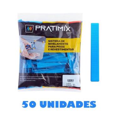 Imagem de Cunha Para Clip Niveladora de Piso Pacote Com 50 Peças - Pratimix