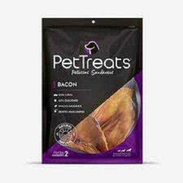 Imagem de Orelha Suína PetTreats Bacon 2 Unidades