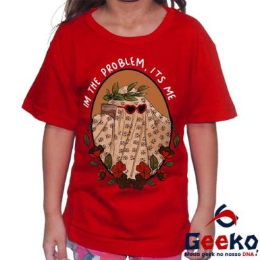 Imagem de Camiseta Infantil Taylor Swift 100% Algodão Im The Problem, Its Me Pop