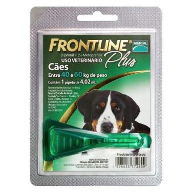 Imagem de Antipulgas e Carrapatos Frontline Plus para Cães de 40 a 60kg - 1 unid