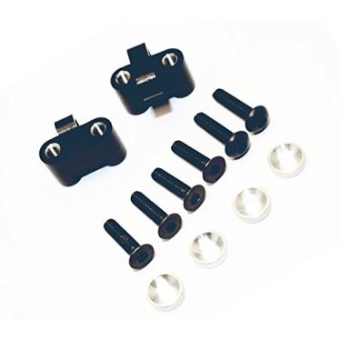 Imagem de Peças de atualização de montagem servo de liga de alumínio para 1/10 RC Yeti 1/10 AX31104-1PR conjunto preto