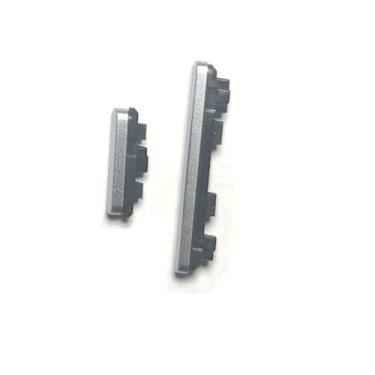 Imagem de Botão liga/desliga + botão de volume botão lateral peça de reparo de substituição para Google Pixel 7A (branco)