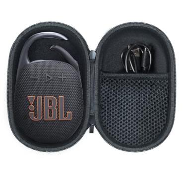 Imagem de Capa para alto-falante Bluetooth portátil JBL Clip 5, capa para alto-falante JBL Clip 5, à prova d'água e à prova de poeira, para casa, exterior e viagens (preto) - apenas caixa