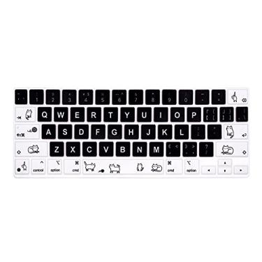 Imagem de WYGCH Silicone Magic Keyboard Cover Skin for iPad Pro 12.9 Inch Magic Keyboard(4nd Generation) 2020 Model MXQU2LL/A,for iPad Pro 12.9 Keyboard Protector Accessories-Cute Cats