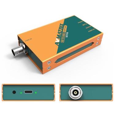 Imagem de AVMATRIX Placa de captura de vídeo UC1118 SDI para USB 3.0 (Gen1) 1080P60 Captura de vídeo não comprimida (YUY2) com entrada de linha para videoconferência telemedicina educação on-line em OBS, zoom,