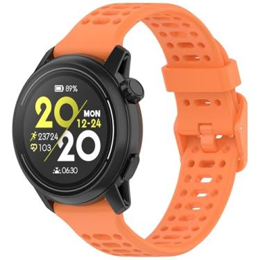Imagem de hengkang Pulseiras de relógio de 22 mm adequadas para COROS PACE 3, mulheres e homens, pulseiras de substituição de silicone de liberação rápida para smartwatch COROS APEX 46 mm/COROS APEX PRO
