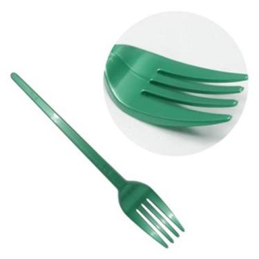 Imagem de Garfinho Descartável para Bolo Perolado 25Un - Forfest, Verde