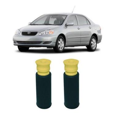 Imagem de 2 Coifa Batente Guarda Pó Traseiro Corolla 2002 2003 2004 05 - QualyKi