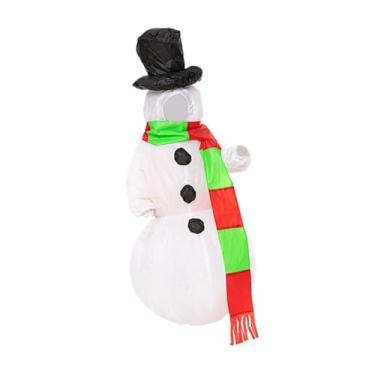 Imagem de Colaxi Fantasia de boneco de neve inflável cosplay roupa engraçada para festival de fantasias de férias