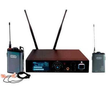 Imagem de Monitor de Palco Custom Sound Sem Fio CW 100 com 2 BodyPack