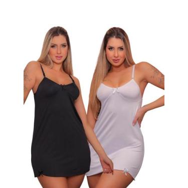 Imagem de Kit 2 camisola lisa branco e preto - LA CASA LIS, G