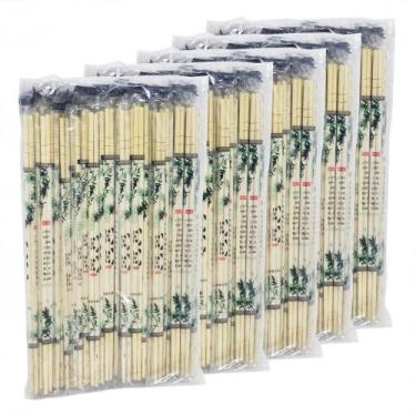Imagem de Palitos Hashi Waribashi Descartável De Bambú Kit com 500 par - GW