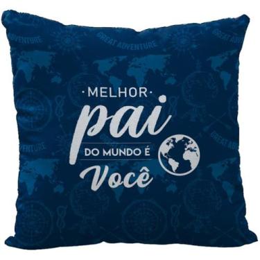 Imagem de Almofada "Melhor Pai do Mundo" - Presente Dia dos Pais - Sude