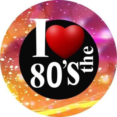 Imagem de Painel Festa Redondo C/ Elástico 1,50m Anos 70 80 90 - Fadrix