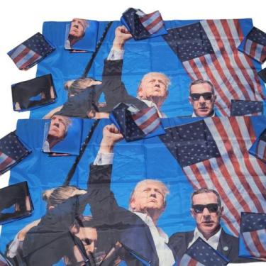 Imagem de Bandeira Presidente Donald Trump Estados Unidos Eua Eleições - hOME E 