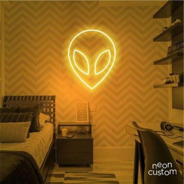 Imagem de luminaria letreiro Neon Led Et 60x50 luminoso decoração p/ selfie - Ne